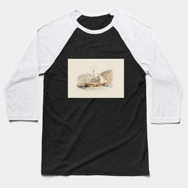 Amalfi, for Rogers's 'Italy', 1826-27 Baseball T-Shirt by Art_Attack
